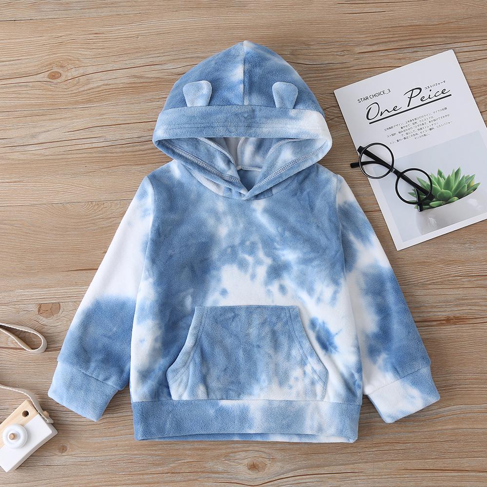 Unisex Hooded Long-sleeve Tie Dye Top & Pants Kids Clothing Suppliers - PrettyKid