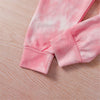 Girls Hooded Long Sleeve Butterfly Tie Dye Top & Pants Bulk Childrens Clothes - PrettyKid