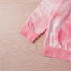 Girls Hooded Long Sleeve Butterfly Tie Dye Top & Pants Bulk Childrens Clothes - PrettyKid