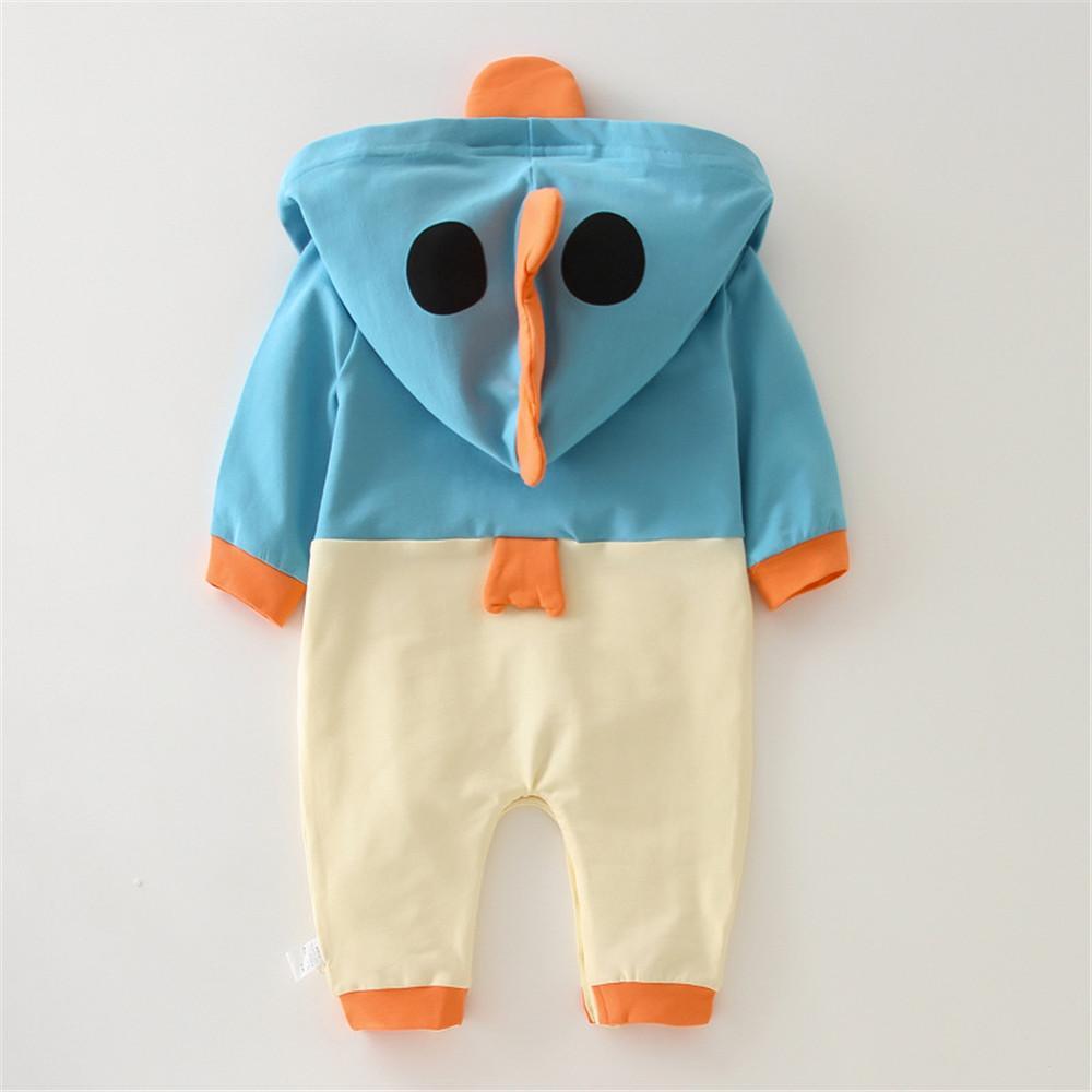 Baby Hooded Long Sleeve Chick Cute Romper - PrettyKid