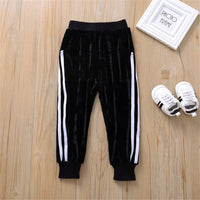 Unisex Hooded Striped Long Sleeve Cute Tracksuit Wholesale Children - PrettyKid