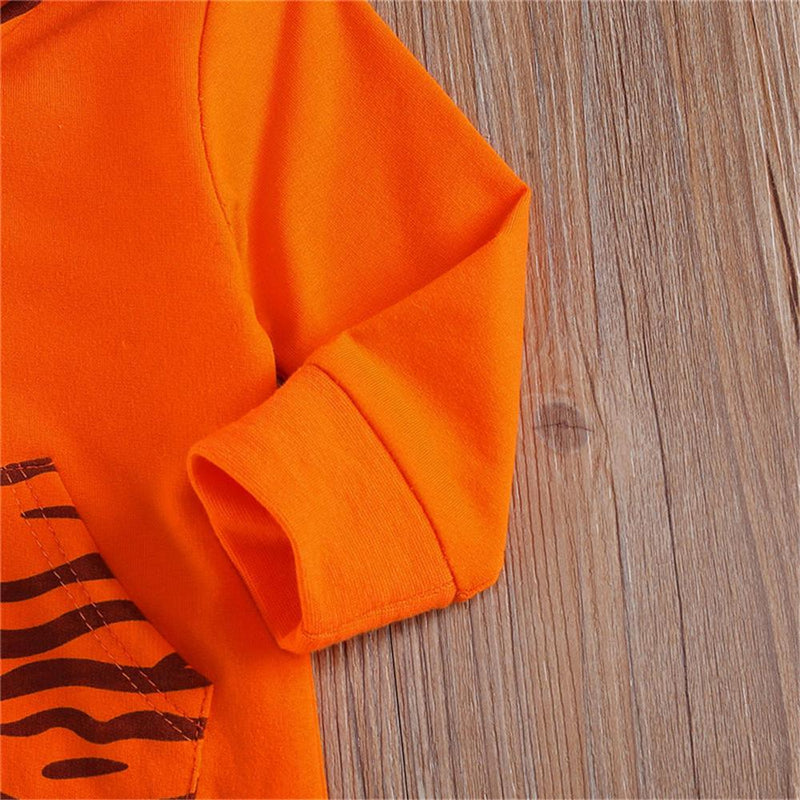 Baby Unisex Hooded Long Sleeve Tiger Cosplay Top & Pants Wholesale Baby - PrettyKid