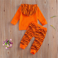 Baby Unisex Hooded Long Sleeve Tiger Cosplay Top & Pants Wholesale Baby - PrettyKid