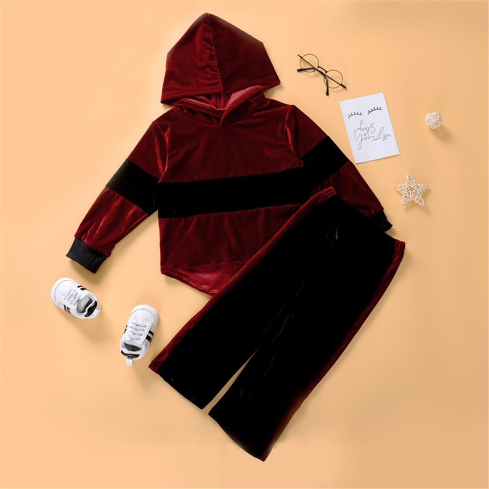 Boys Hooded Long Sleeve Top & Pants Boy Wholesale Clothing - PrettyKid