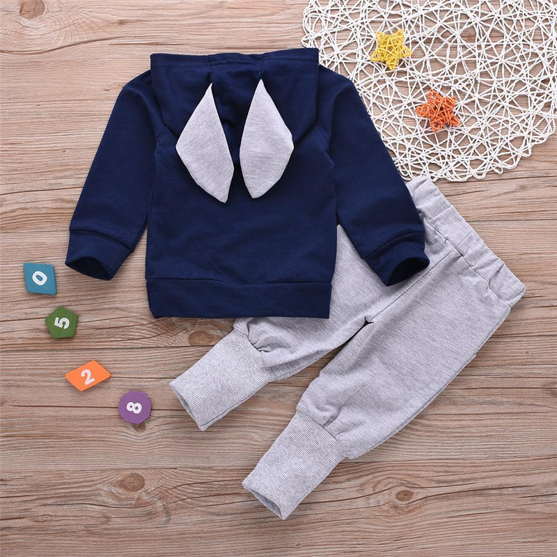 Toddler Boys Hooded Long Sleeve Top & Pants Wholesale Boys Clothes - PrettyKid