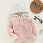 Baby Unisex Hooded Long Sleeve Warm Top Boutique Baby Clothes Wholesale - PrettyKid