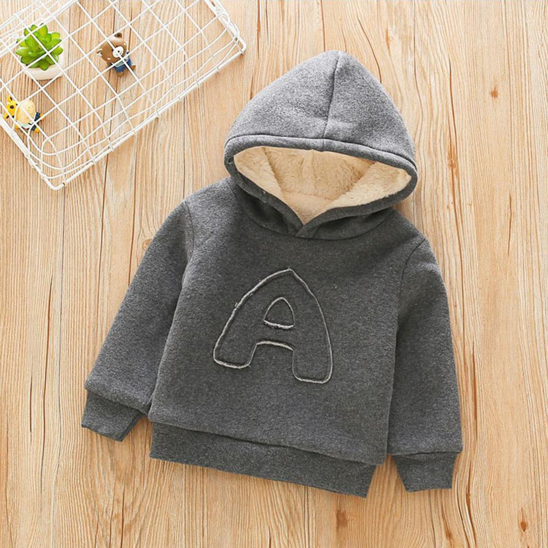 Girls Hooded Long Sleeve Warm Top Girl Girls Clothing Wholesalers - PrettyKid