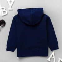 Boys Hooded Pattern Letter Long Sleeve T-shirt Wholesale Kids Clothing Distributors - PrettyKid