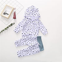 Boys Hooded Polka Dot Long Sleeve Jumper & Pants - PrettyKid