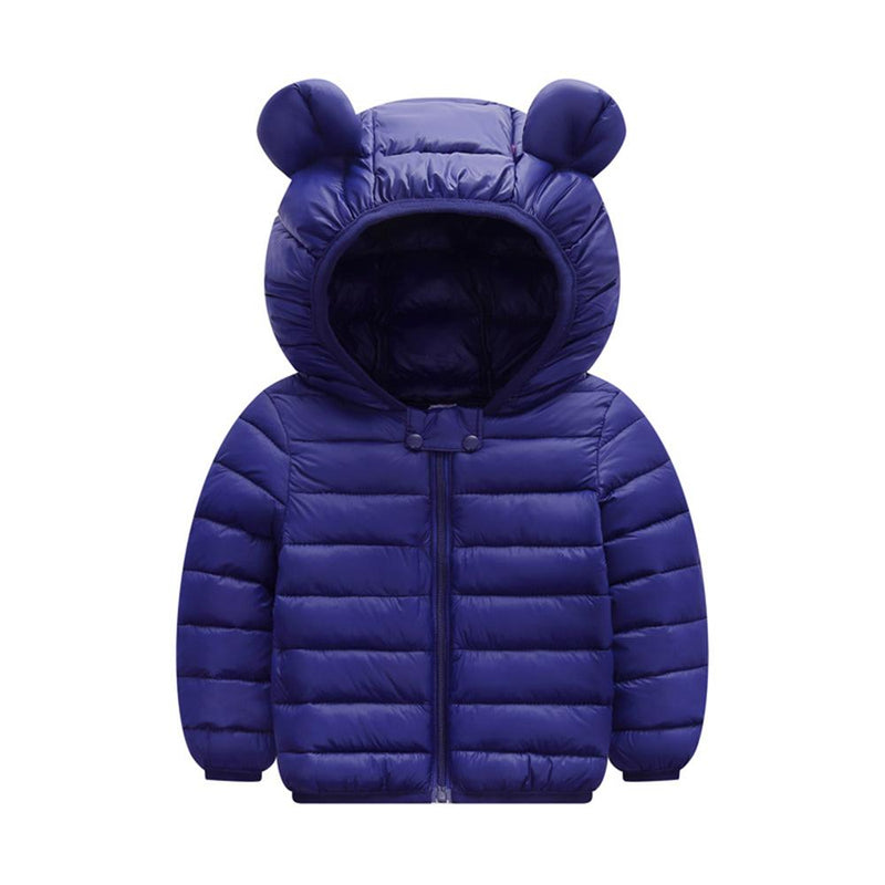 Unisex Hooded Solid Color Long Sleeve Zipper Coat Wholesale Childrens Clothing - PrettyKid