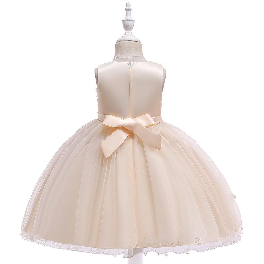 Girl Flowers Princess Tutu Flower Wedding Dress - PrettyKid