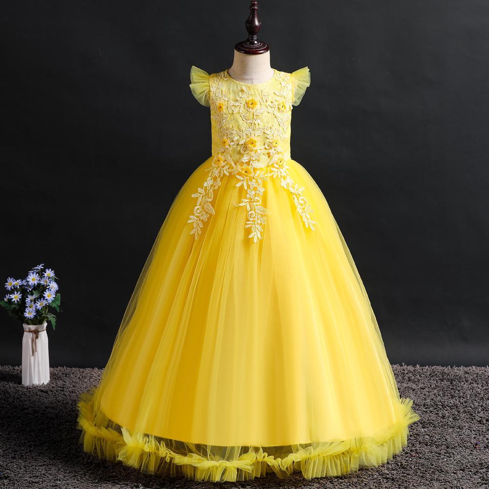 Christmas Girl Flower Wedding Princess Dress - PrettyKid