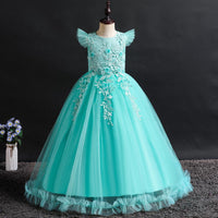 Christmas Girl Flower Wedding Princess Dress - PrettyKid