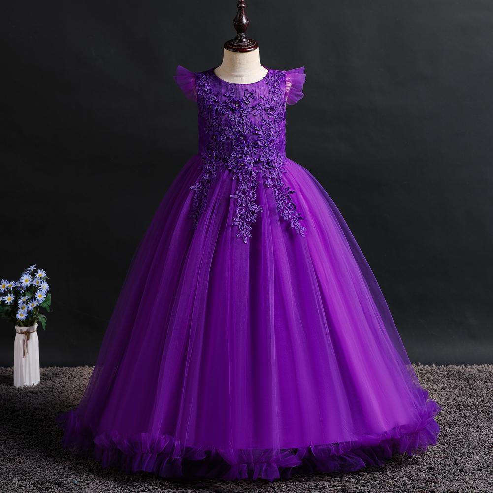 Christmas Girl Flower Wedding Princess Dress - PrettyKid