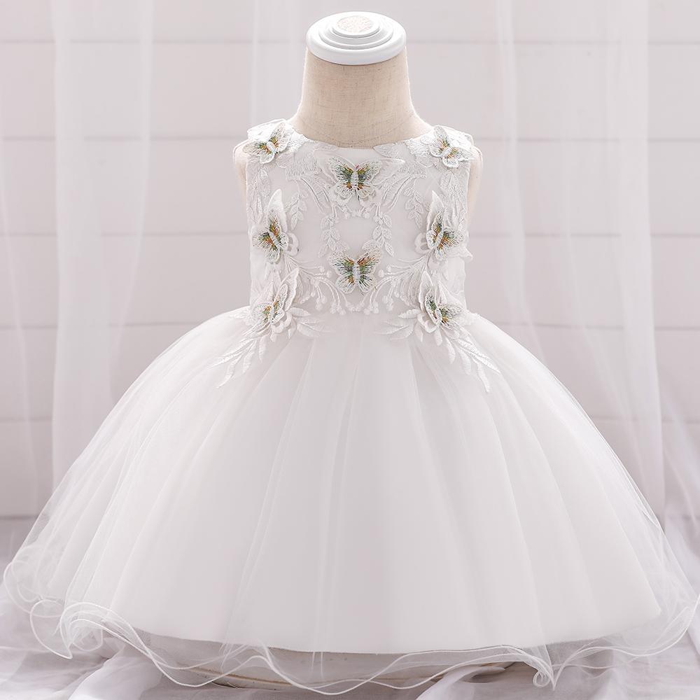 Baby Girl Butterfly Mesh Lovely Princess Dress - PrettyKid