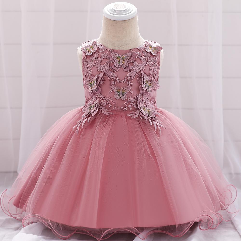 Baby Girl Butterfly Mesh Lovely Princess Dress - PrettyKid