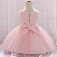 Baby Girl Butterfly Mesh Lovely Princess Dress - PrettyKid