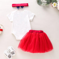 Toddler Girls Princess Skirt Short Sleeve Mesh Short Skirt - PrettyKid