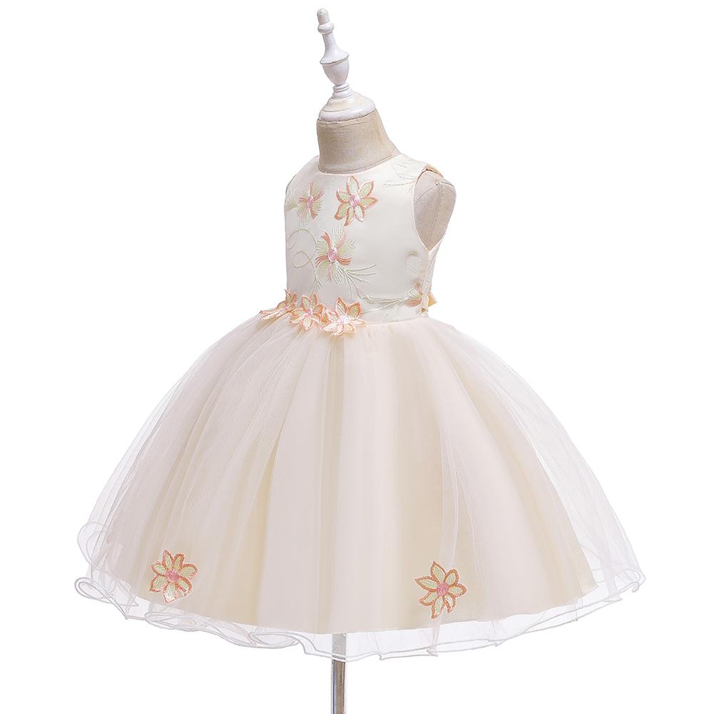 Girls' Prom Dress Embroidered Formal Dress - PrettyKid