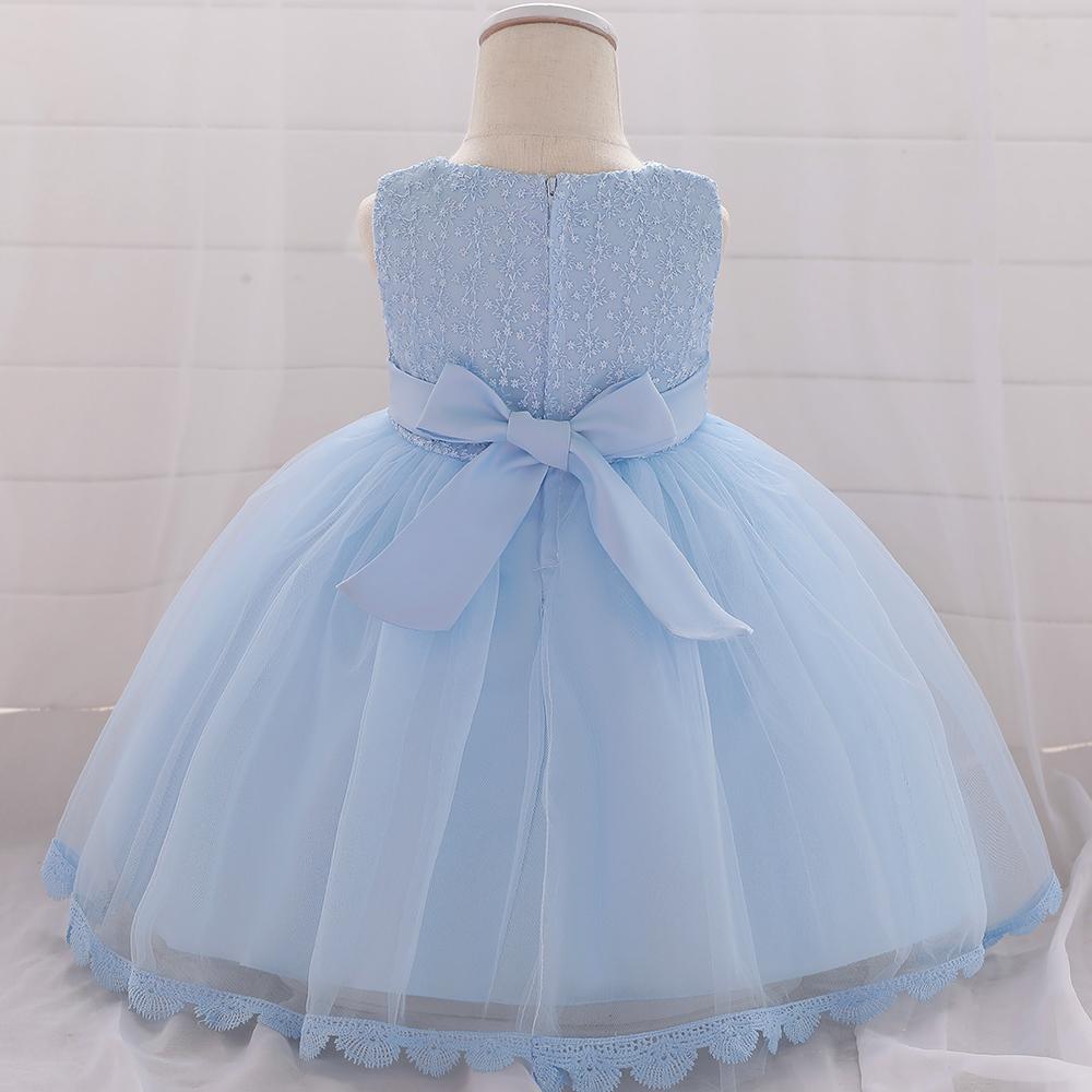 Baby Girl Sequined Flower Dress Princess Tutu Flower Girl Dress - PrettyKid