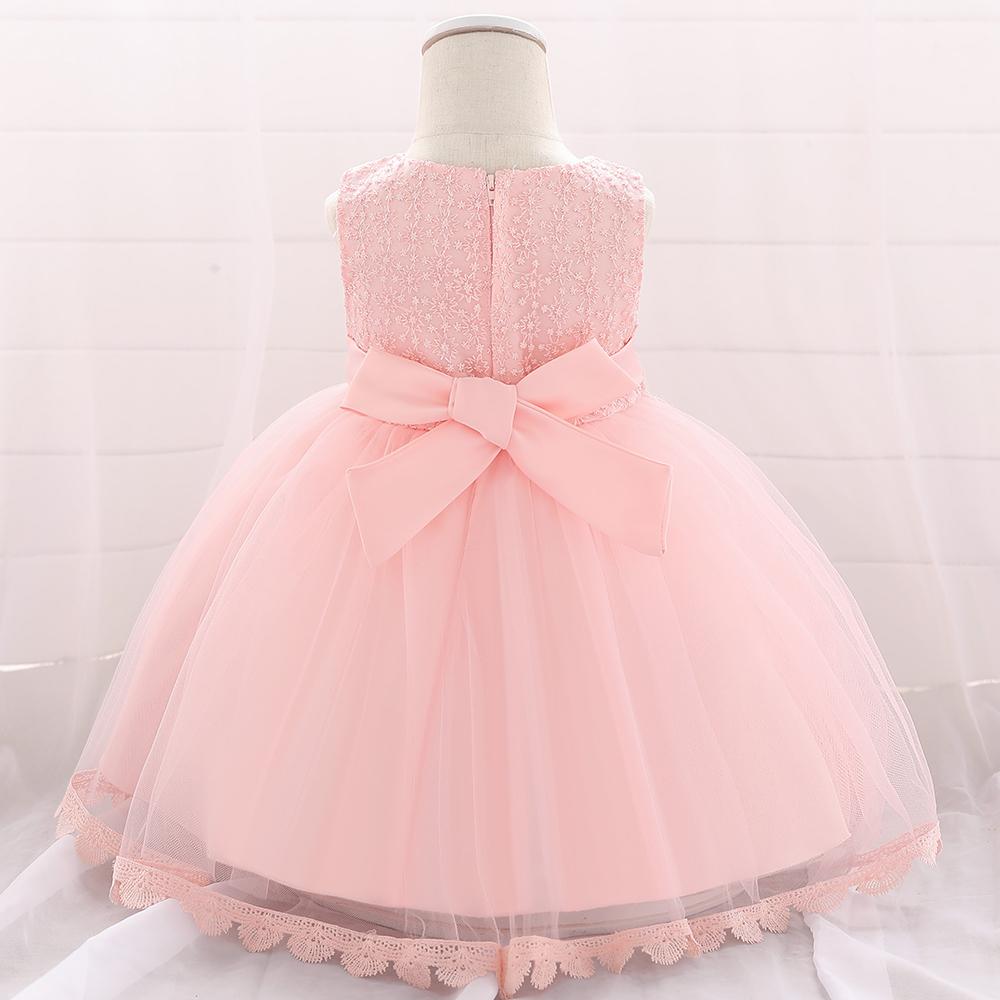 Baby Girl Sequined Flower Dress Princess Tutu Flower Girl Dress - PrettyKid