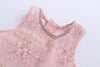 Girls Mesh Embroidered Princess Skirt Solid Color Lace Vest Skirt - PrettyKid