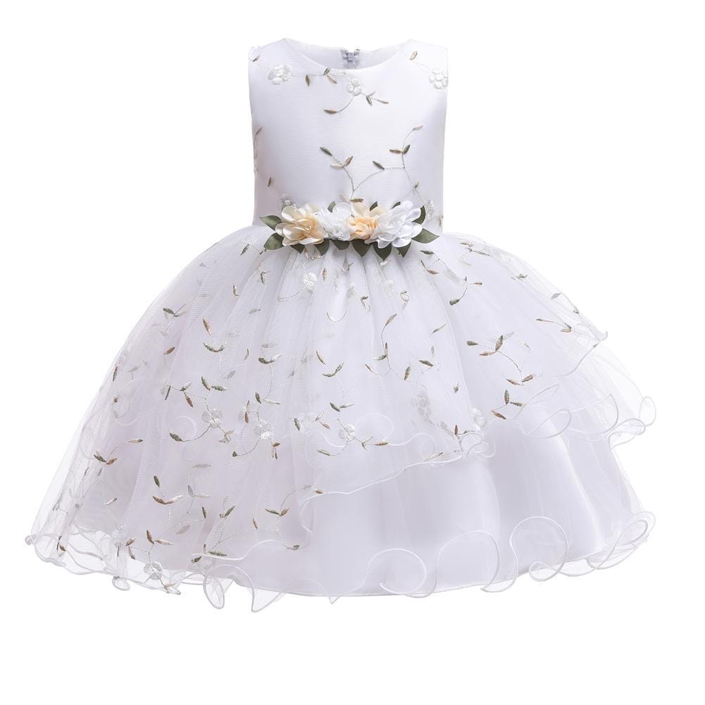 Girls Party Dress Princess Dress Floral Dress Flower Girl Dress - PrettyKid