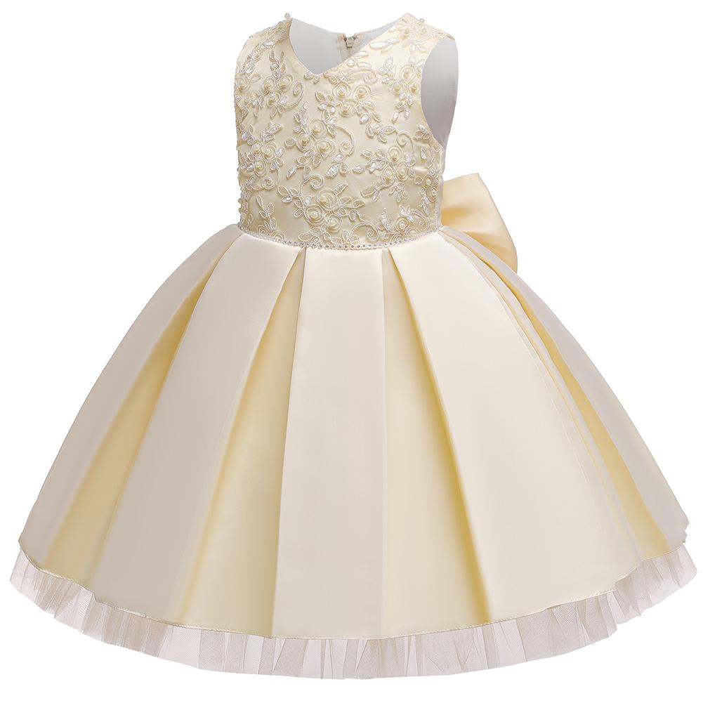 Girls' Party Dress Girls Princess Tutu Skirt Flower Girl Wedding Dress - PrettyKid