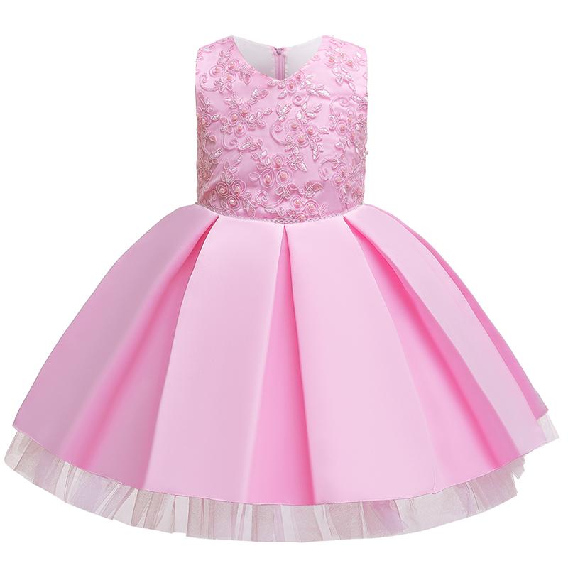 Girls' Party Dress Girls Princess Tutu Skirt Flower Girl Wedding Dress - PrettyKid