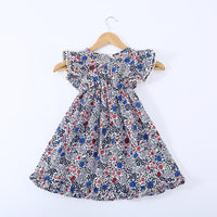 Beautiful Floral Sleeveless Flower Princess Dress - PrettyKid