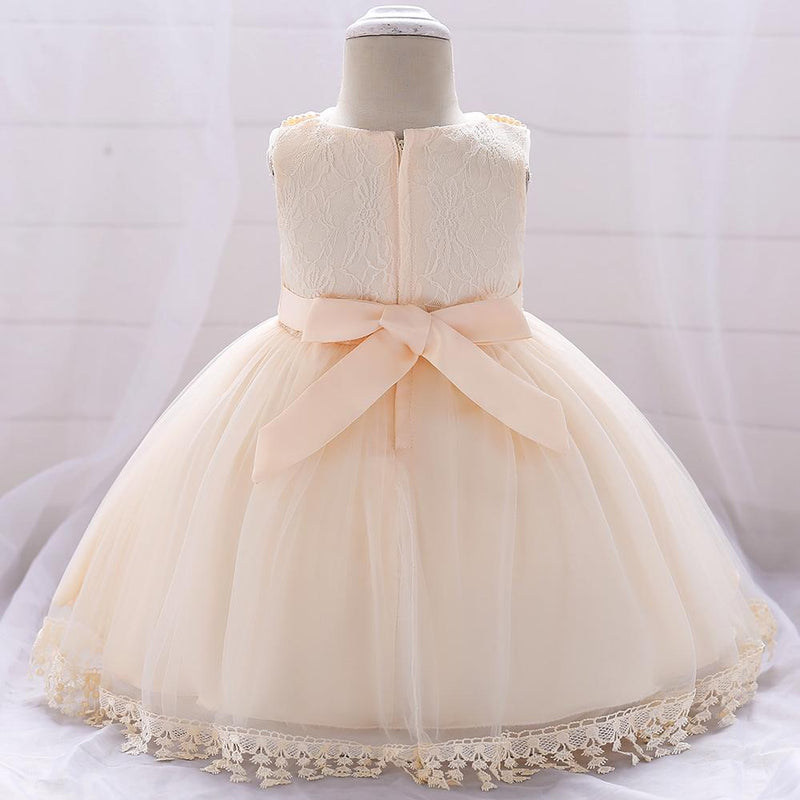 Baby Girl's Sleeveless Flower Tutu Dress - PrettyKid