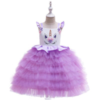 Unicorn Princess Tutu Flower Girl Wedding Dress - PrettyKid