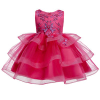 Girls' Prom Dress Princess Tutu Dress Girls Show Performance Dress - PrettyKid