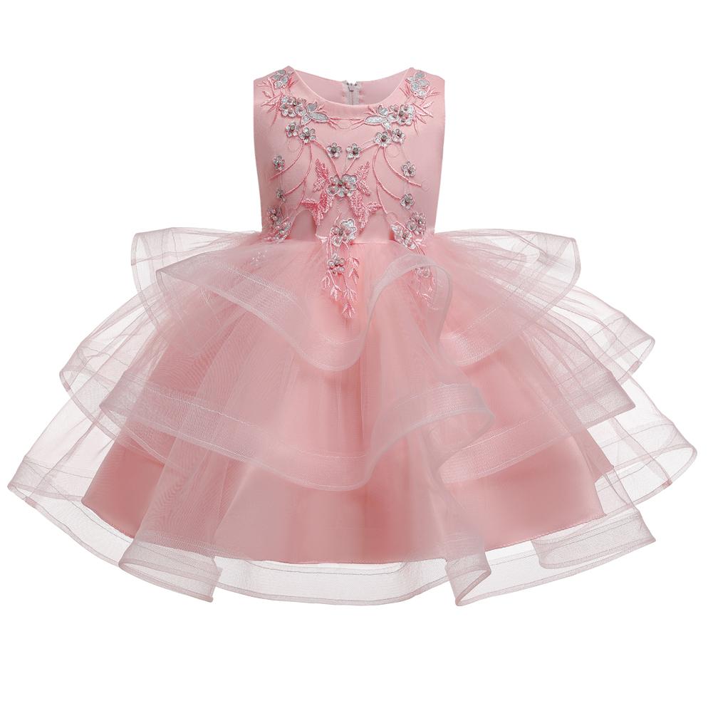 Girls' Prom Dress Princess Tutu Dress Girls Show Performance Dress - PrettyKid