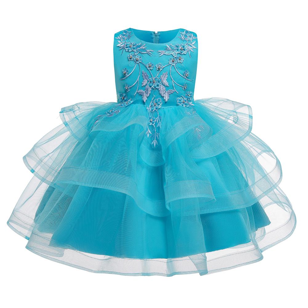 Girls' Prom Dress Princess Tutu Dress Girls Show Performance Dress - PrettyKid