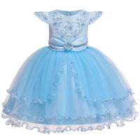 Princess Dress Flower Girl Dress Catwalk Piano Performance Clothes - PrettyKid