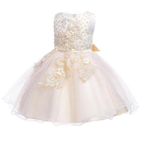 Girls Party Dress Sleeveless Mesh Tutu Dress Princess Wedding Dress - PrettyKid