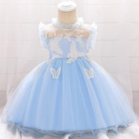 Baby Girl Embroidered Princess Dress - PrettyKid