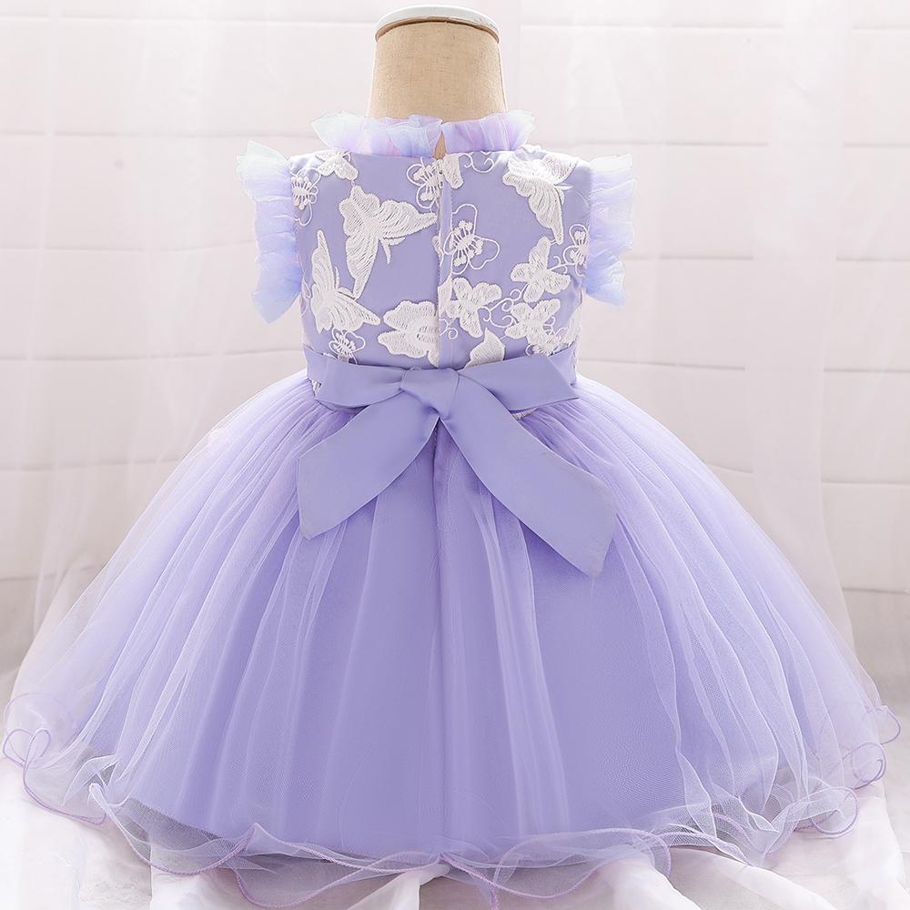 Baby Girl Embroidered Princess Dress - PrettyKid