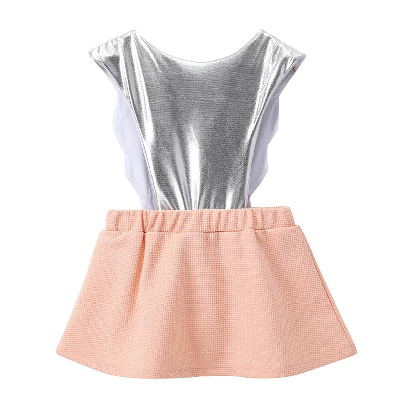 Toddler Girls Fashion Swan Shape Suspender Dress Cute Princess Dress - PrettyKid