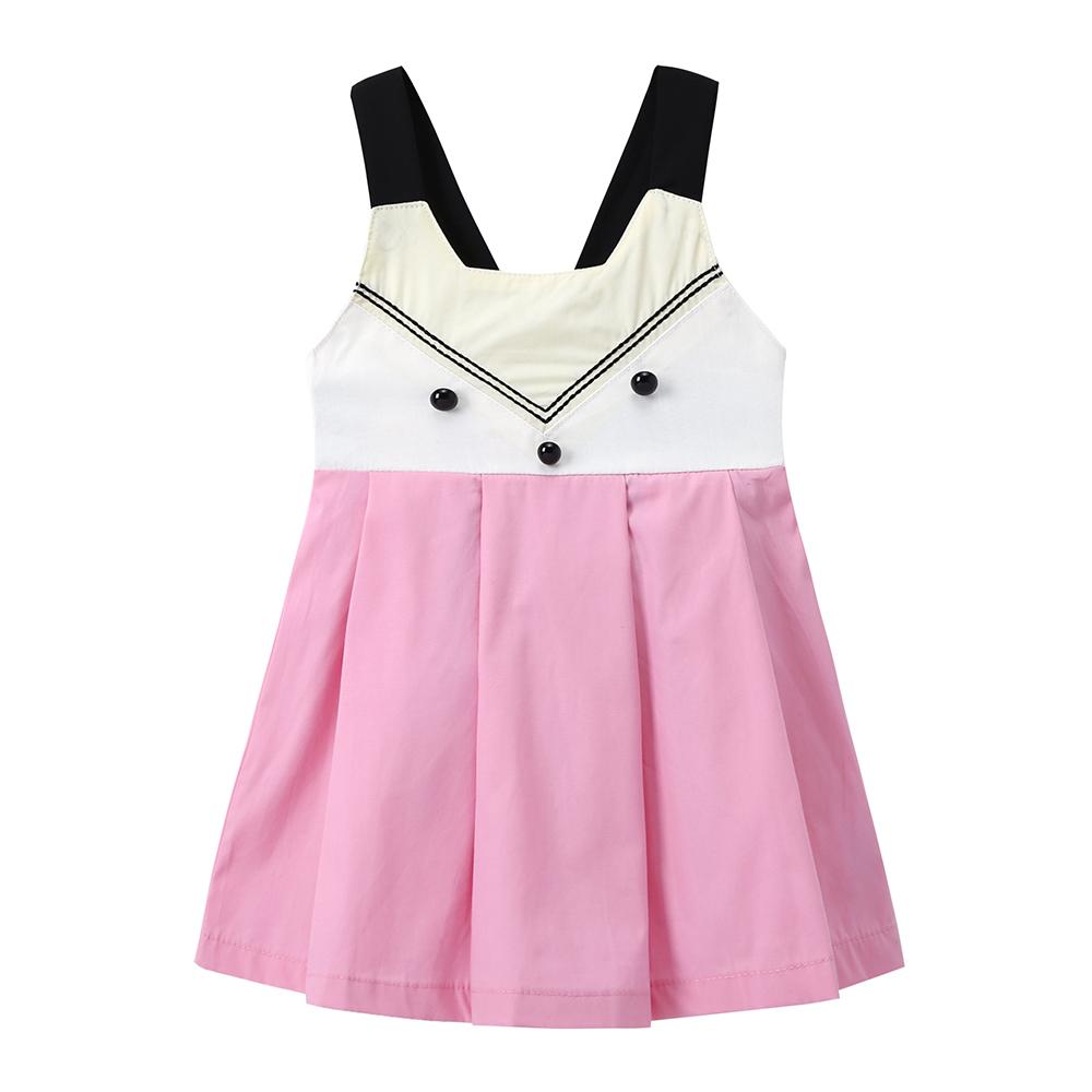 Toddler Girls Fox Print Suspender Skirt - PrettyKid