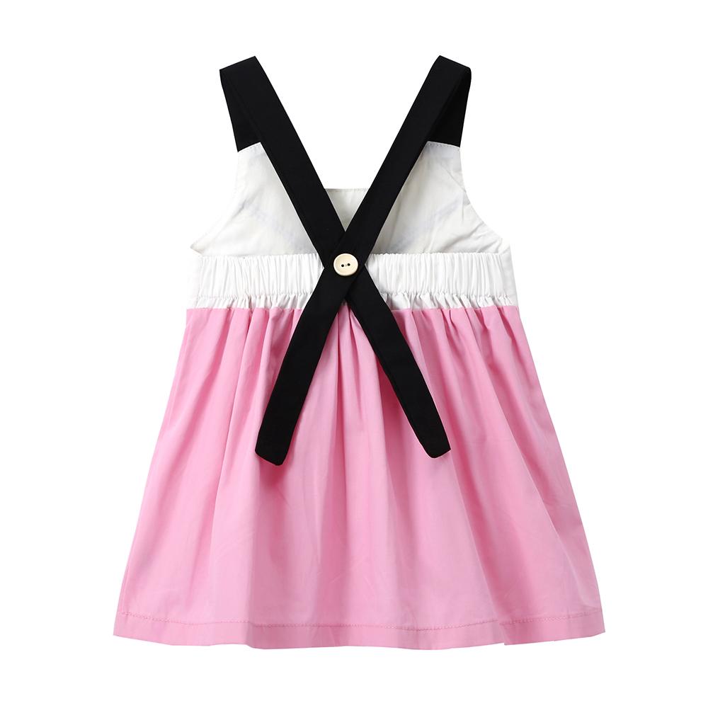 Toddler Girls Fox Print Suspender Skirt - PrettyKid
