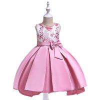 Girl Tail Catwalk Beaded Bow Dress - PrettyKid