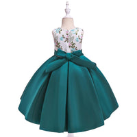 Girl Tail Catwalk Beaded Bow Dress - PrettyKid