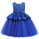 Girls Sleeveless Embroidered Princess Dress - PrettyKid