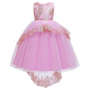 Girls Prom Dress Princess Dress Backless Mesh Skirts Evening Dresses - PrettyKid