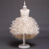 Girl Prom Dress Trailing Princess Skirt Flower Girl Dress - PrettyKid