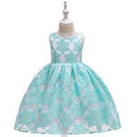 Girl Lace Princess Tutu Performance Dress - PrettyKid