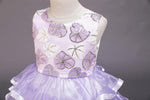Flower Girl Layered Tutu Embroidered Princess Dress - PrettyKid
