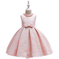 Girl Polka Dot Bow Tutu Princess Dress - PrettyKid